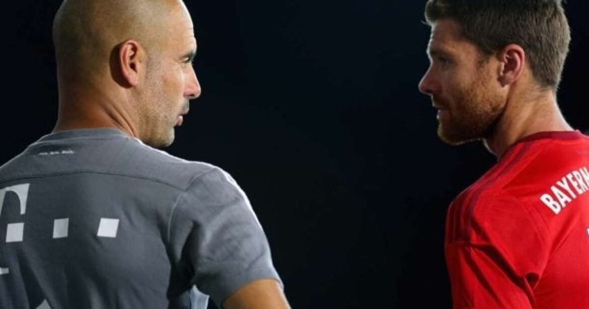 Guardiola faz comparação surpreendente ao orientar Xabi Alonso