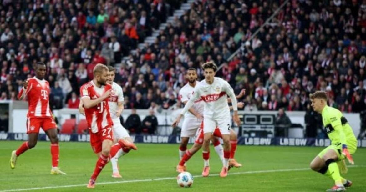 Kane brilha com hat trick e Bayern vence Stuttgart com facilidade, mantendo a liderança