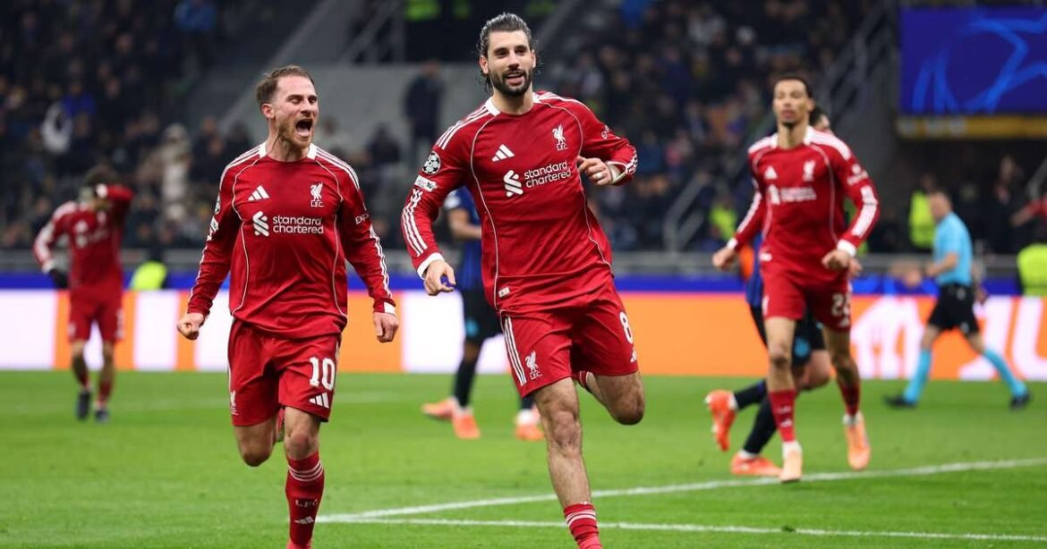 Liverpool supera crise e conquista vitória contra a Inter no San Siro na Champions League