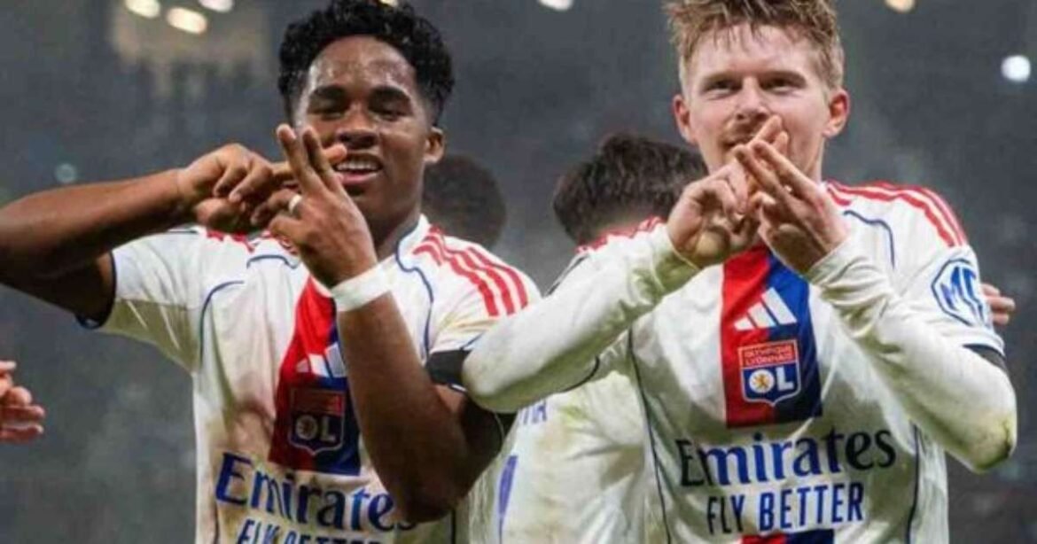 Endrick se destaca em vitória do Lyon sobre o Brest no Campeonato Francês