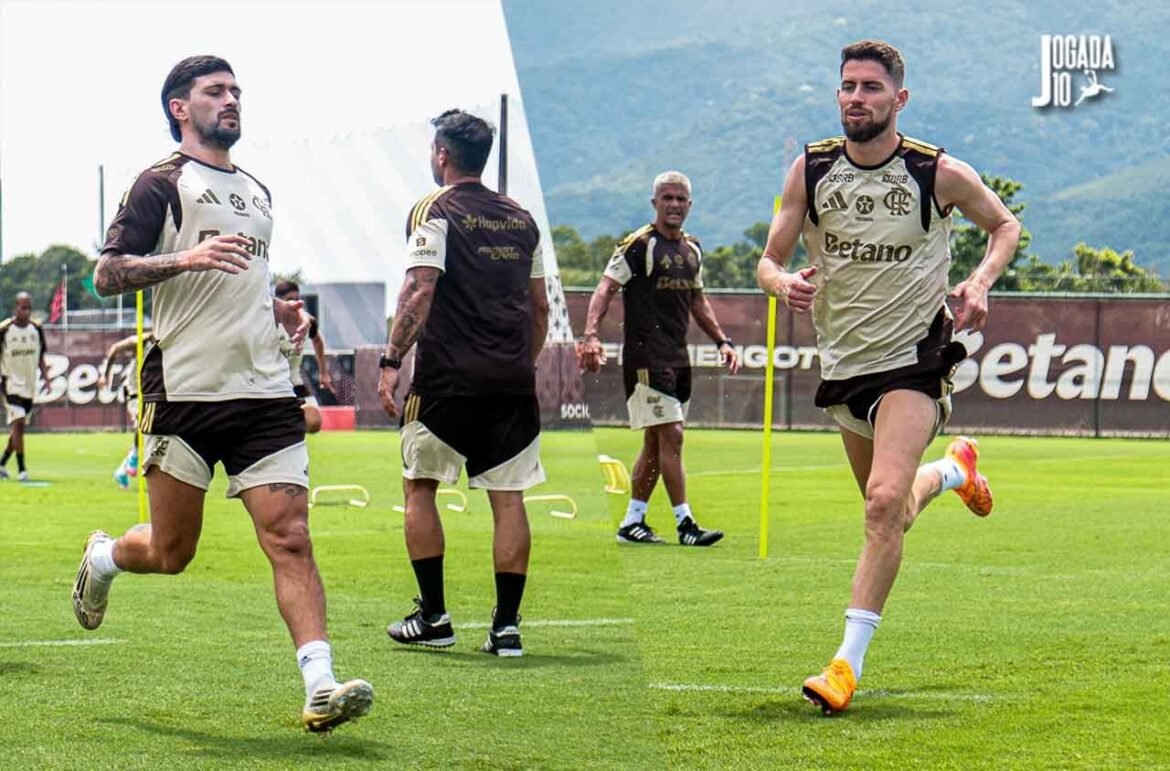 Flamengo conta com Arrascaeta e Jorginho na estreia do Campeonato Brasileiro; confira a formação da equipe.