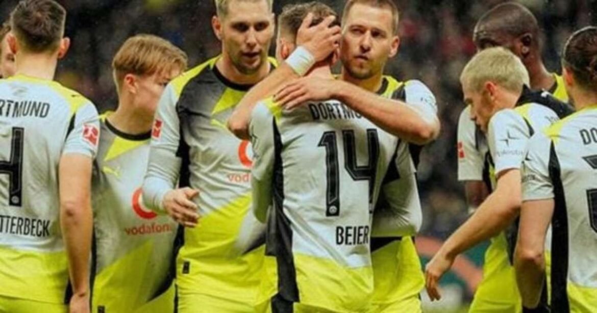 Frankfurt e Dortmund empatam em partida emocionante pelo Campeonato Alemão