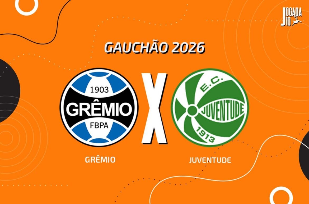 Grêmio e Juventude: Acompanhe ao VIVO com a Voz do Esporte, às 15h