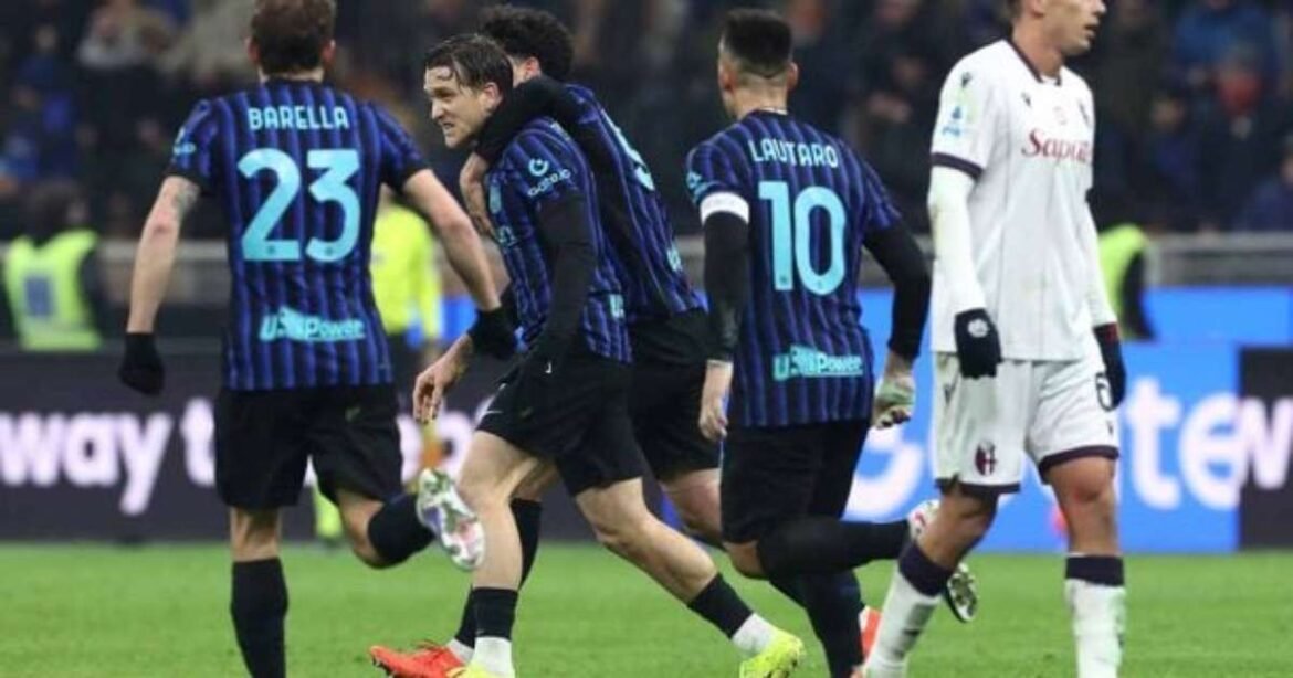 Inter de Milão vence Bologna e retoma a primeira posição na Série A