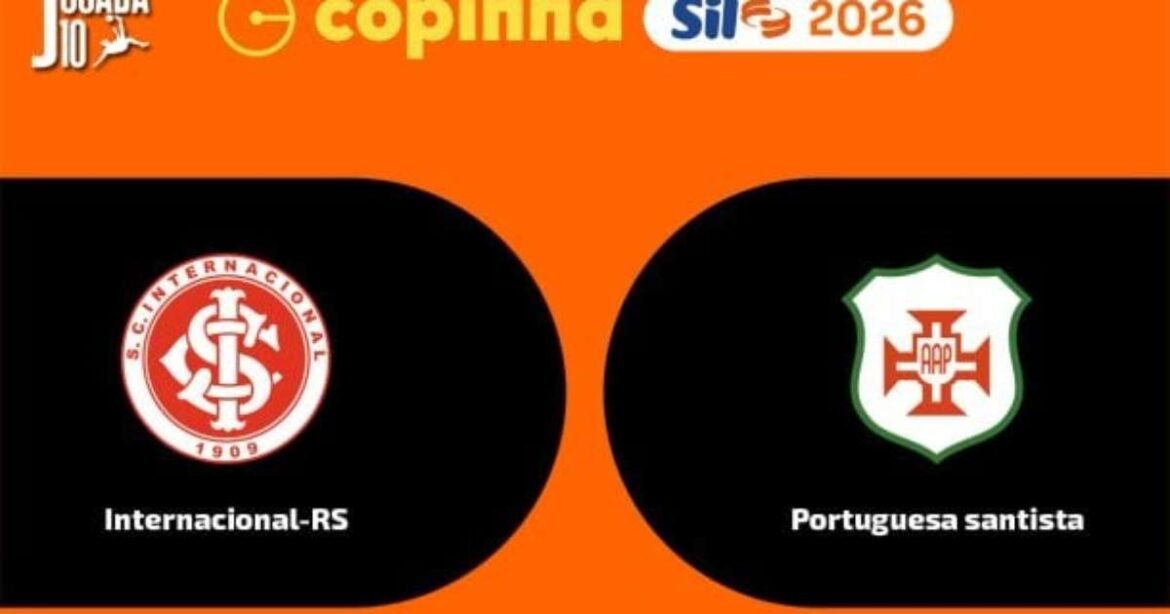 Internacional enfrenta Portuguesa Santista AO VIVO, com a Voz do Esporte, às 14h15