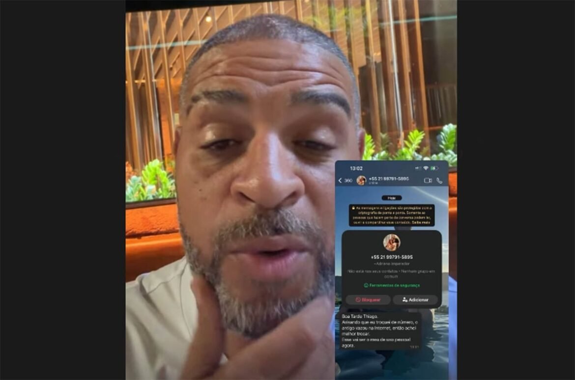 Mãe de Adriano Imperador é vítima de golpe utilizando inteligência artificial, e ex-jogador se manifesta sobre o crime