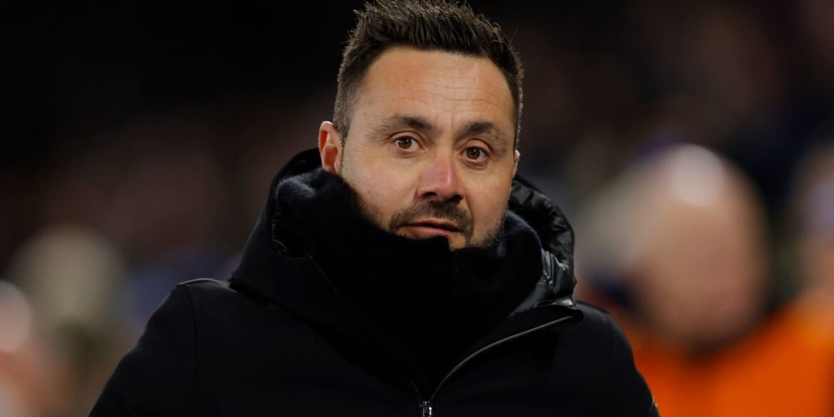 Roberto De Zerbi deve recusar proposta do Tottenham em favor do "sonho" de treinar o Manchester United