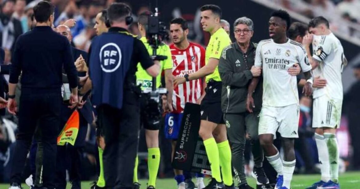 Vini Jr e Simeone protagonizam momento tenso no Real Madrid