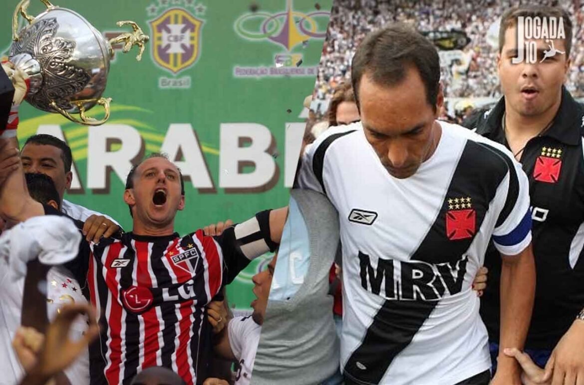 São Paulo se destaca no ranking histórico do Brasileirão; Vasco ocupa a última posição entre os '12 grandes' clubes.