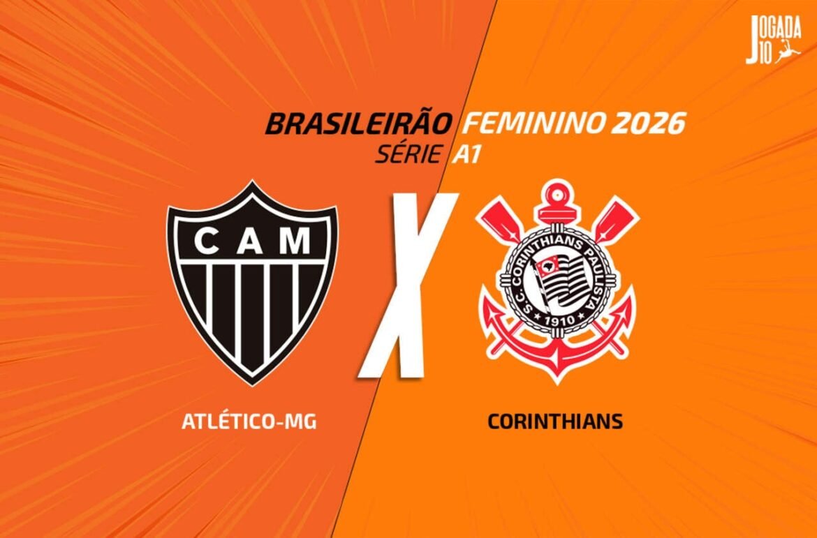 Acompanhe Atlético-MG e Corinthians AO VIVO com a Voz do Esporte às 19h30