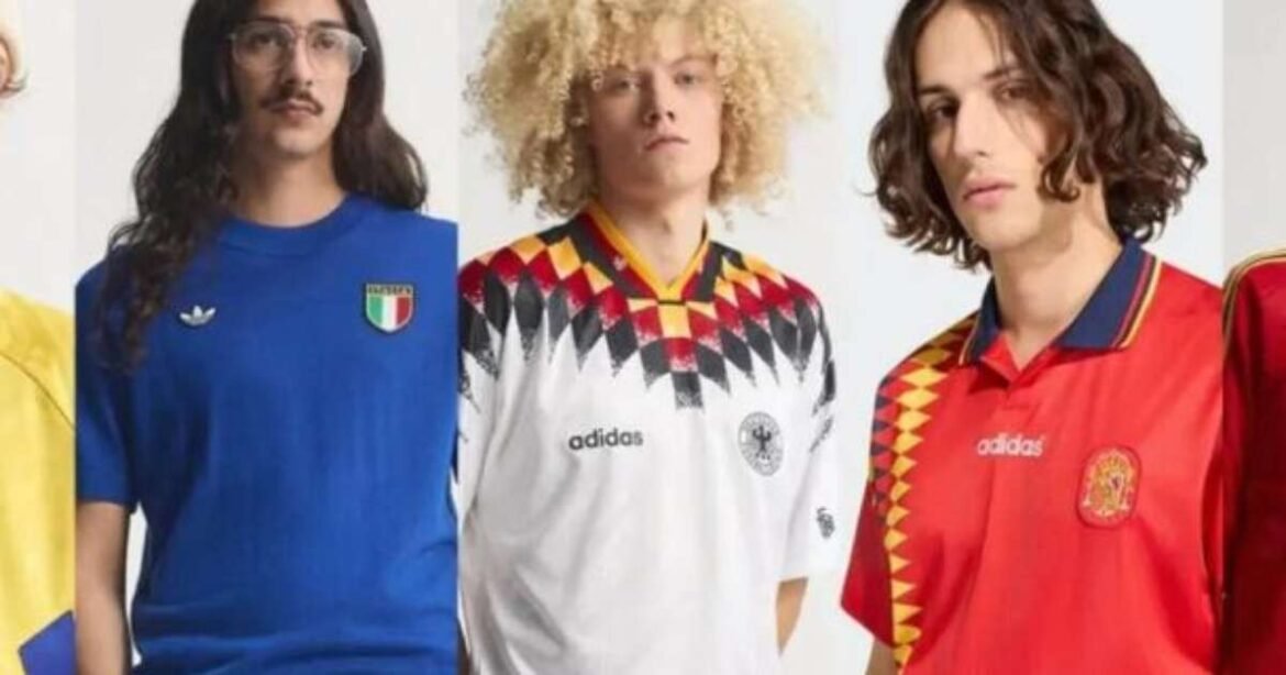 Adidas reintroduz uniformes clássicos de seleções europeias