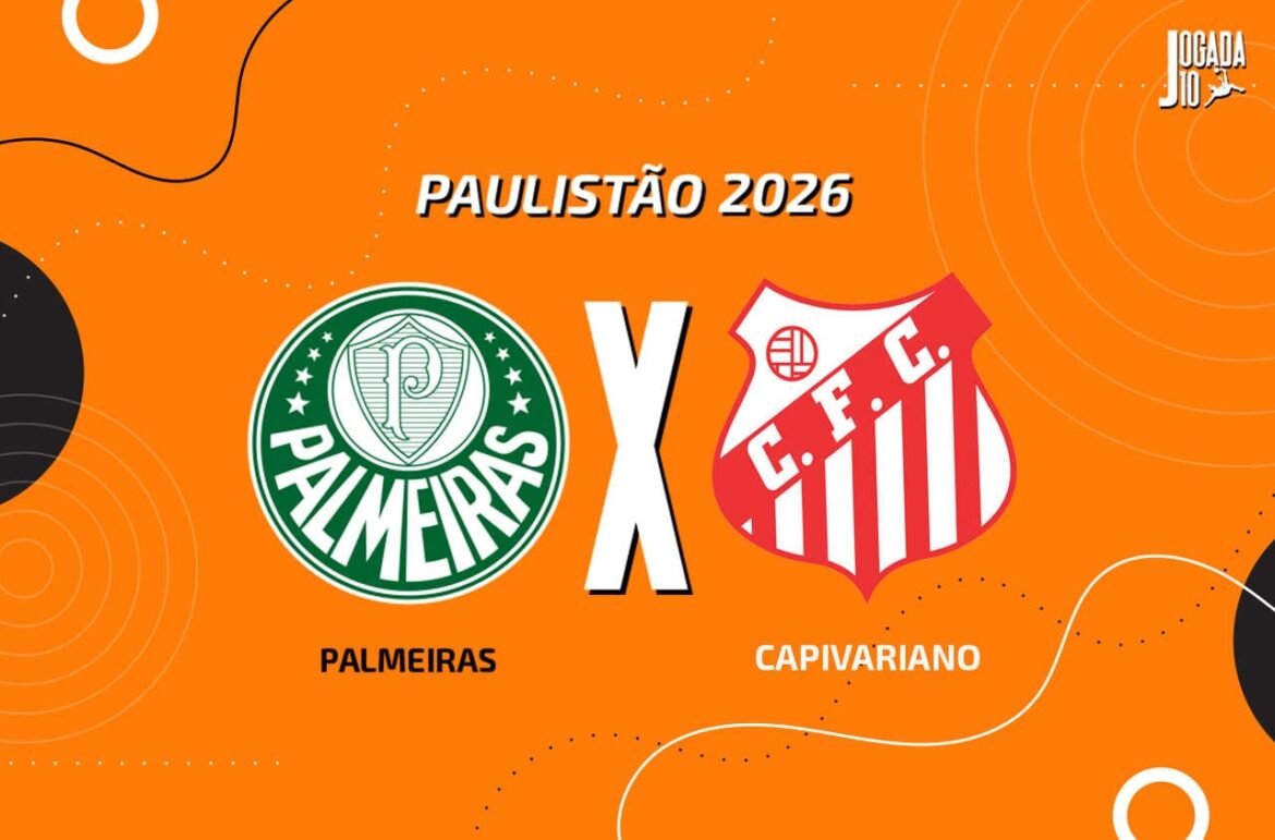 Assista Palmeiras x Capivariano AO VIVO com a Voz do Esporte às 19h