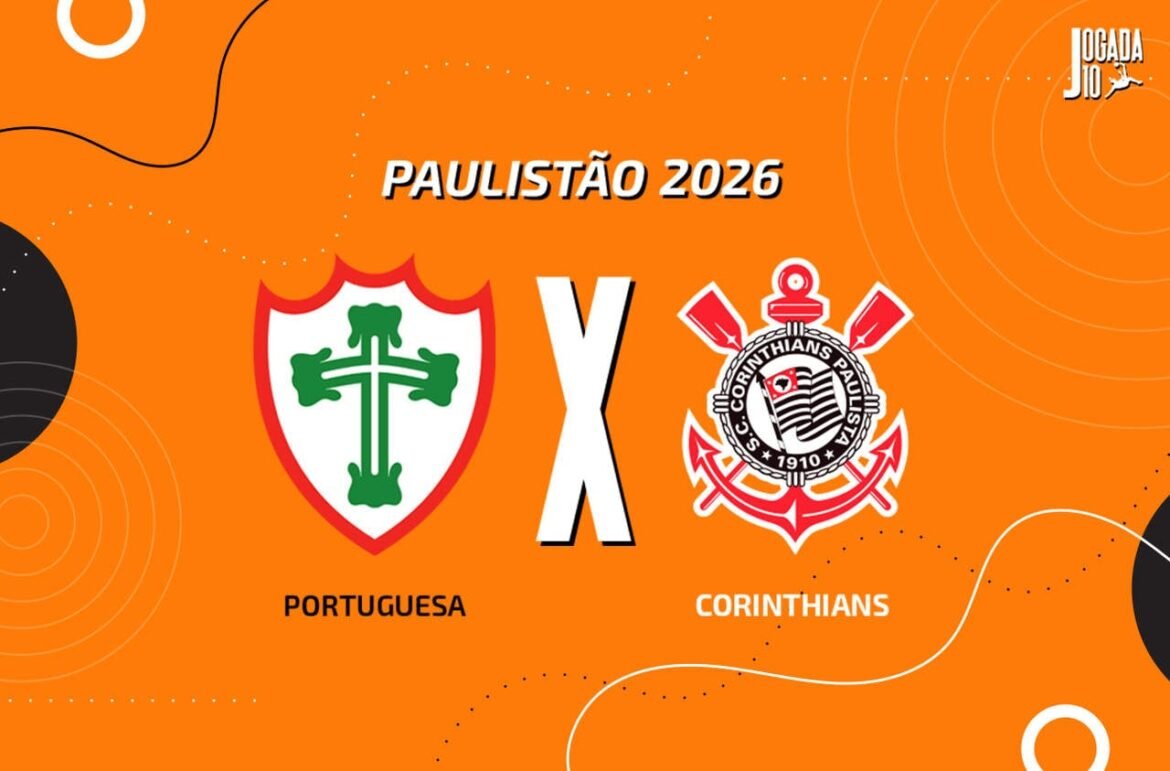Assista Portuguesa e Corinthians AO VIVO com a Voz do Esporte, às 19h
