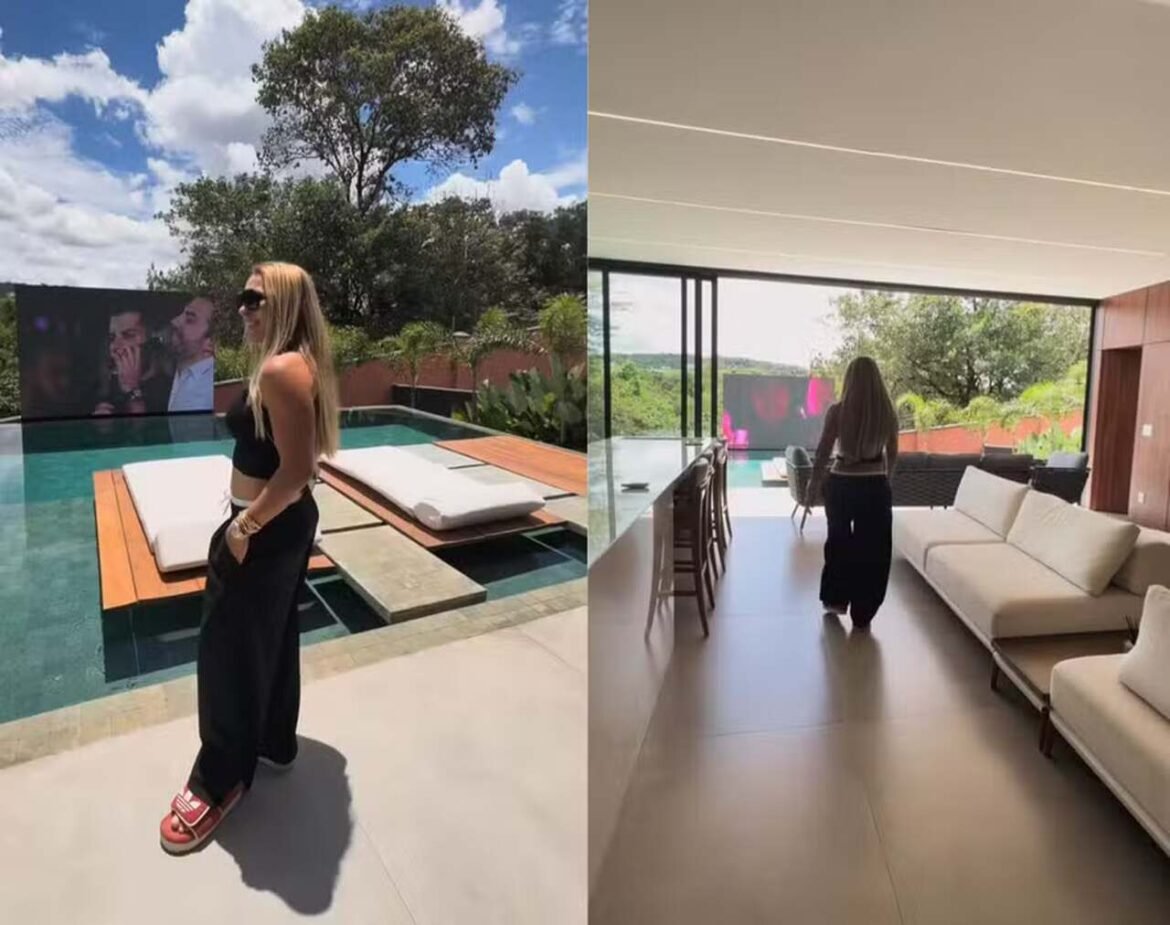 Ex-esposa de Hulk revela nova mansão após filhos se unirem ao Atlético