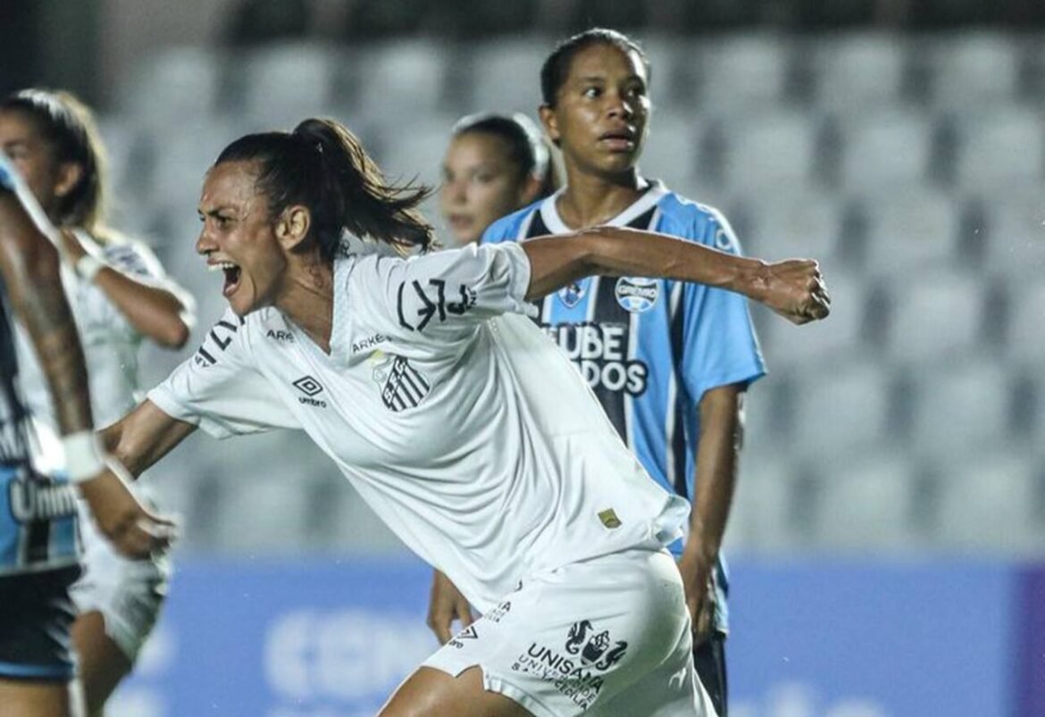 Santos vence Grêmio na primeira rodada do Brasileirão Feminino
