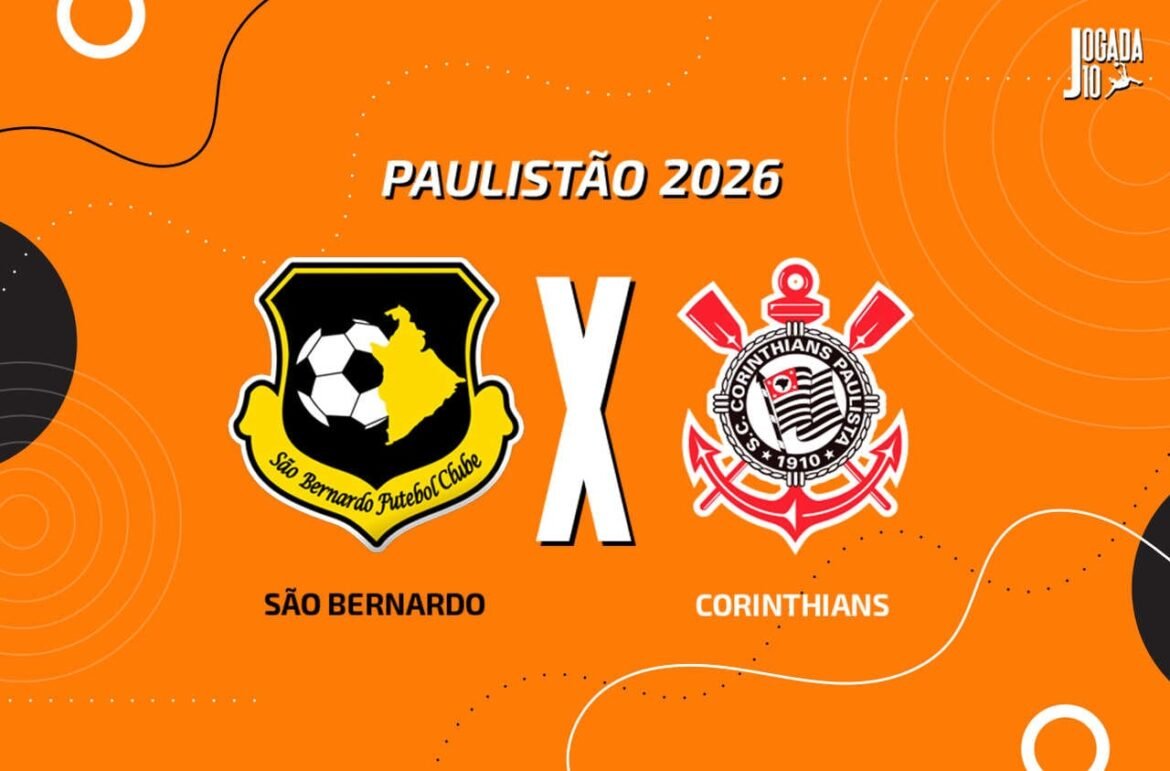 São Bernardo enfrenta Corinthians AO VIVO, com a Voz do Esporte, às 19h