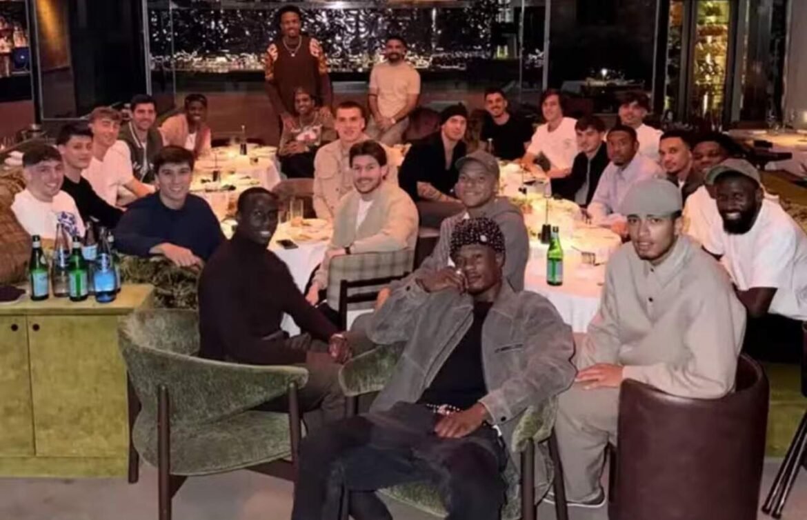 Vini Jr e Mbappé oferecem jantar exclusivo para o time do Real Madrid