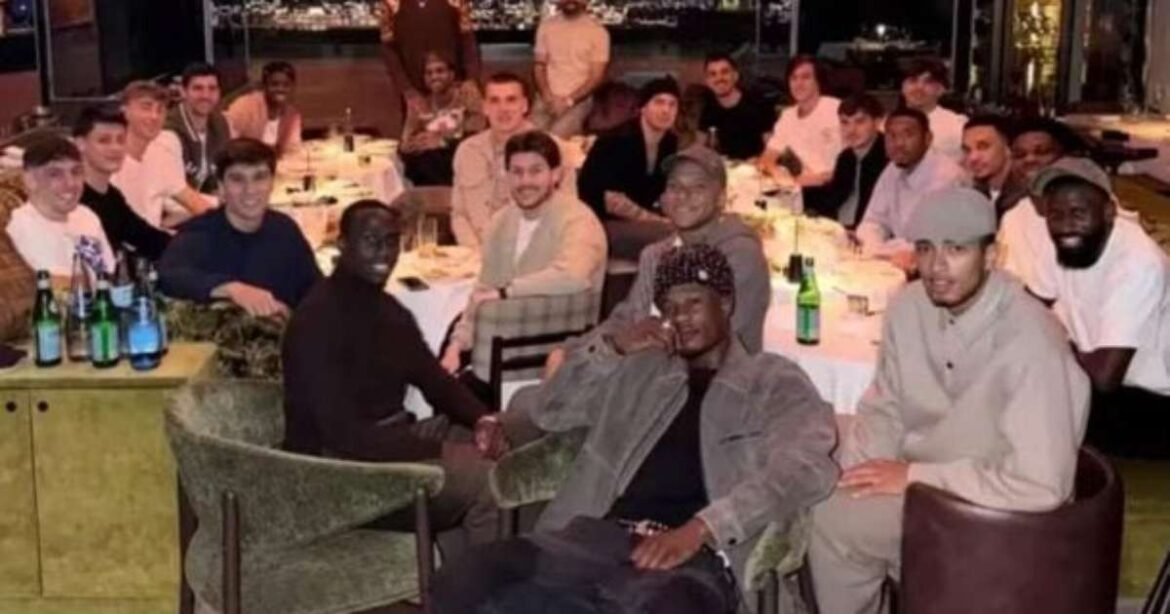 Vini Jr e Mbappé promovem jantar exclusivo para o elenco do Real Madrid