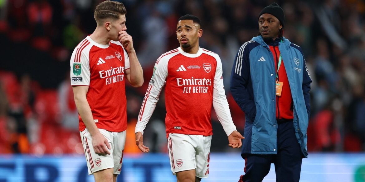 Arsenal inicia negociações para contratar substituto de Gabriel Jesus, artilheiro com 17 gols
