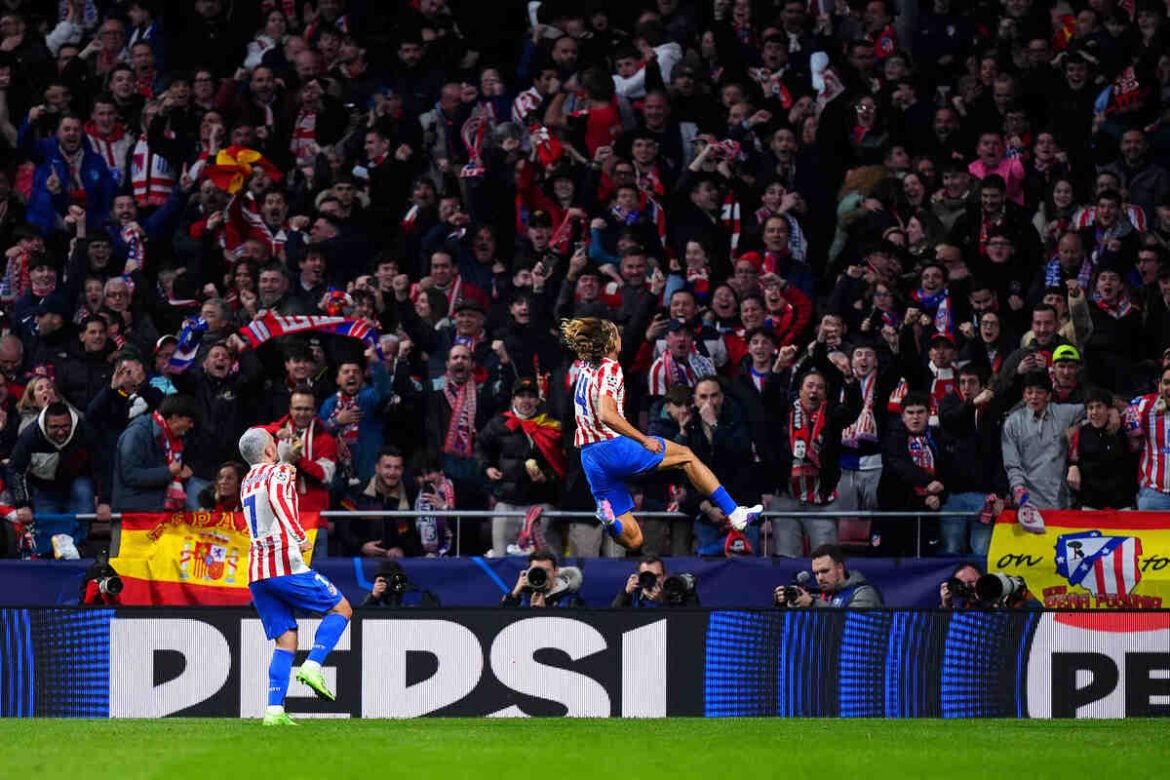 Atlético de Madrid capitaliza erros do Tottenham e avança na Champions League com grande vitória