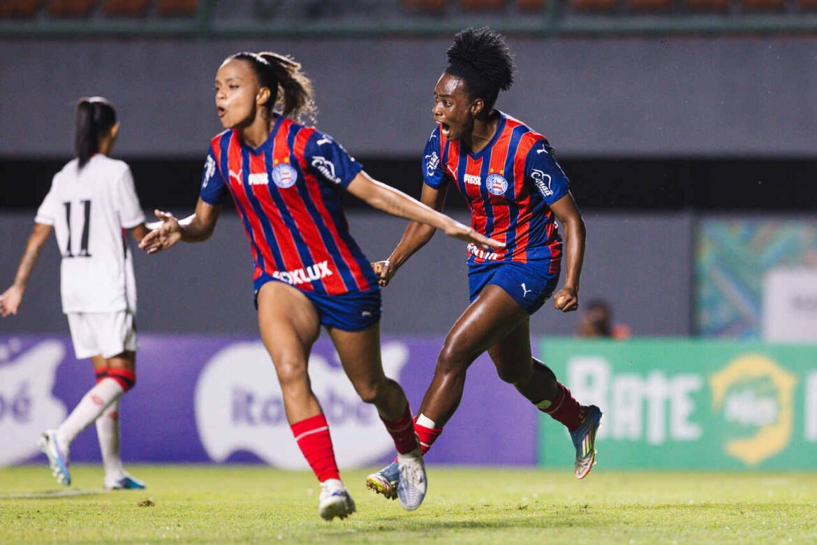 Bahia conquista sua primeira vitória no Brasileirão Feminino ao derrotar o Vitória