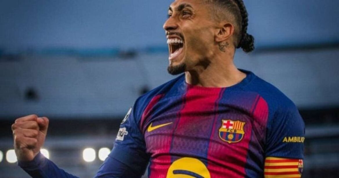 Barcelona supera o Newcastle com grande atuação de Raphinha e avança na Champions League