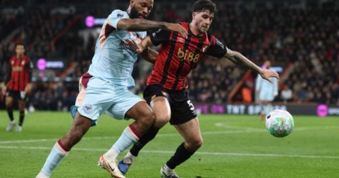 Bournemouth e Brentford ficam no empate, e Bournemouth mantém sequência sem derrotas na Premier League