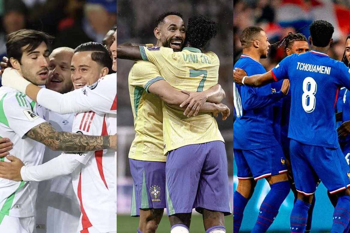 Confira a programação dos jogos das seleções mais importantes nesta Data FIFA.