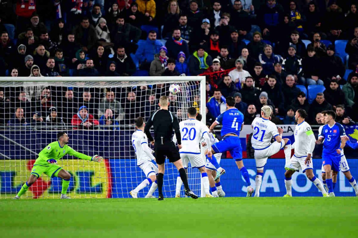 Kosovo supera a Eslováquia e se prepara para duelo contra a Turquia por classificação na Copa do Mundo