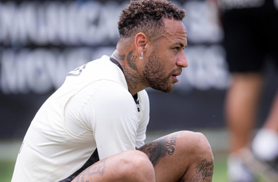Neymar é preservado pelo Santos devido à fadiga muscular