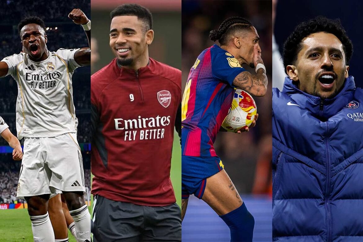 Os Goleadores Brasileiros na Liga dos Campeões