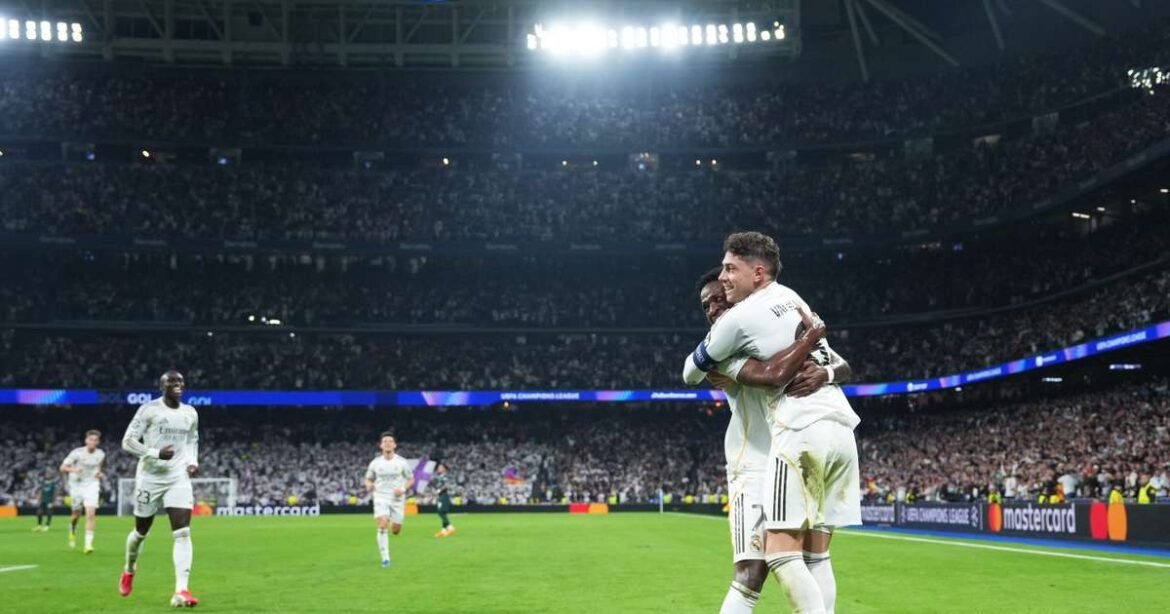 Real Madrid supera o Manchester City e se destaca com grande atuação de Valverde no Bernabéu
