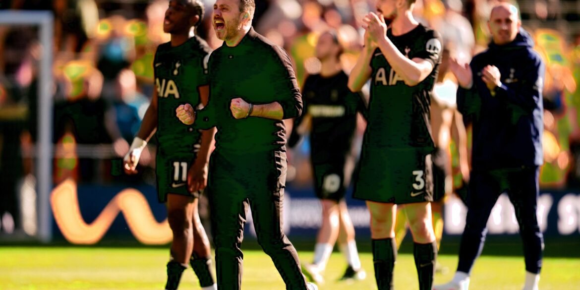 Alasdair Gold impressionado com jogador do Tottenham em partida contra o Wolves