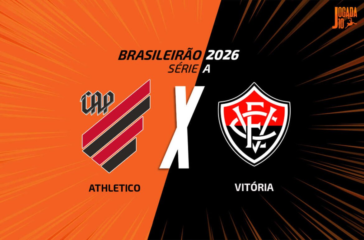 Athletico enfrenta Vitória AO VIVO, com a narração da Voz do Esporte, a partir das 17h