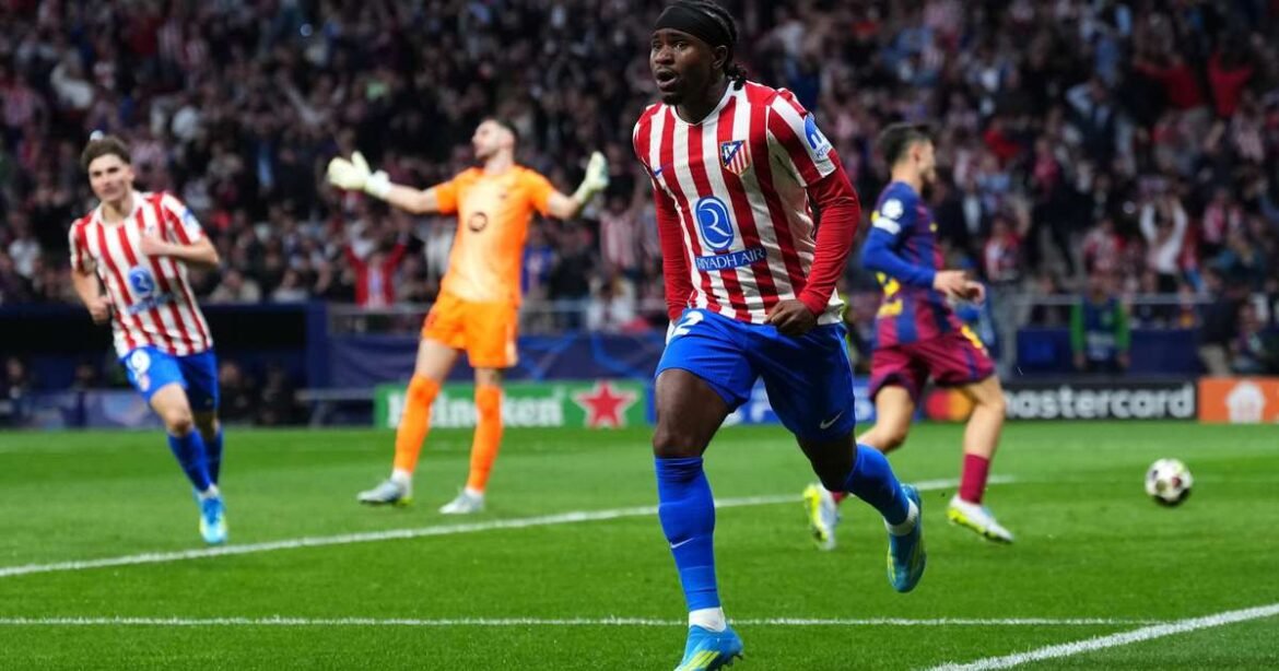 Atlético de Madrid é derrotado pelo Barcelona, mas garante vaga na semifinal da Champions League