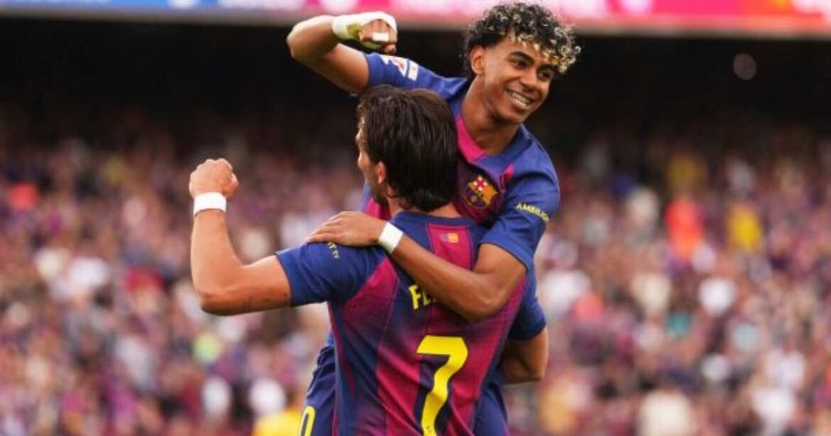 Barcelona vence o Espanyol com grande vantagem e assume a liderança da La Liga