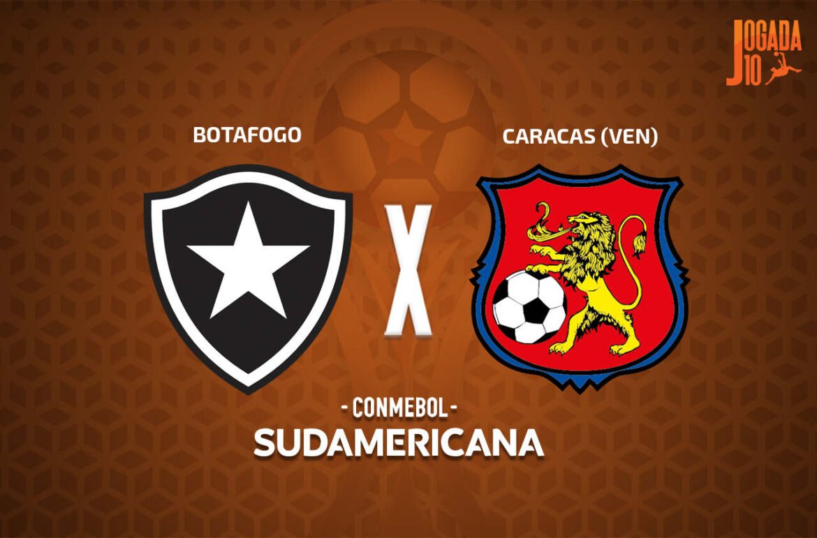 Botafogo enfrenta Caracas ao vivo, com narração da Voz do Esporte, hoje às 17h30