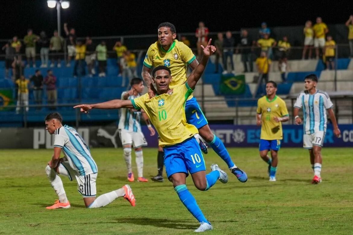 Brasil vence Argentina em partida marcada por controvérsias raciais e garante vaga no Mundial Sub-17