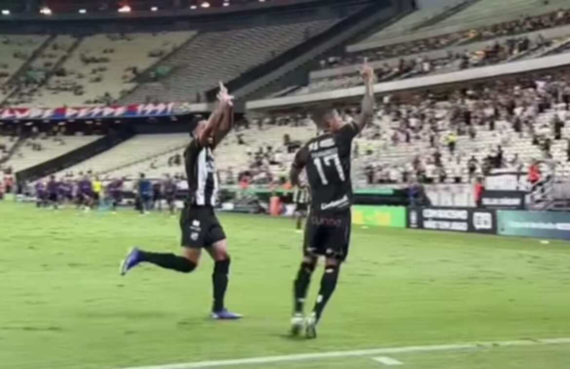 Ceará vence Fortaleza e se vinga após o Campeonato Estadual, mesmo com um jogador a menos.