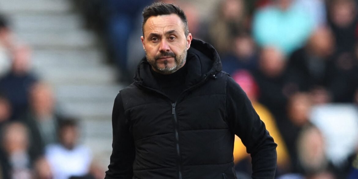 De Zerbi insinua que pode escalar jovem promessa do Tottenham contra o Wolves, que teve poucas oportunidades nesta temporada.