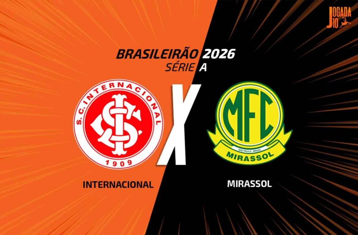 Internacional e Mirassol: Acompanhe ao Vivo com a Voz do Esporte, às 9h30