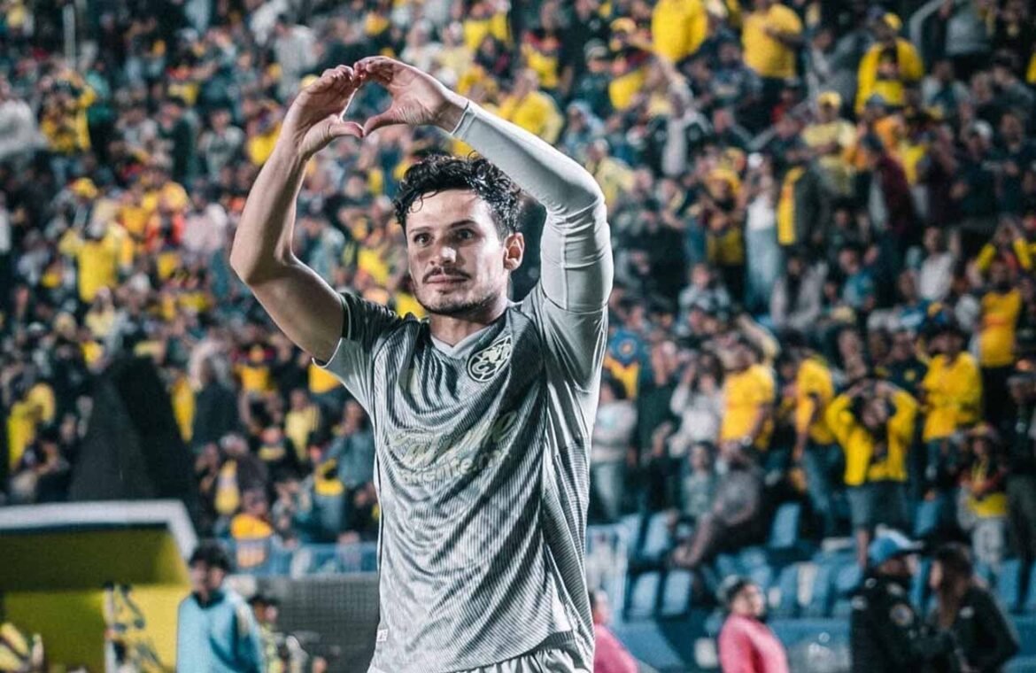 Palmeiras recebe compensação do América-MEX após solicitação por Raphael Veiga