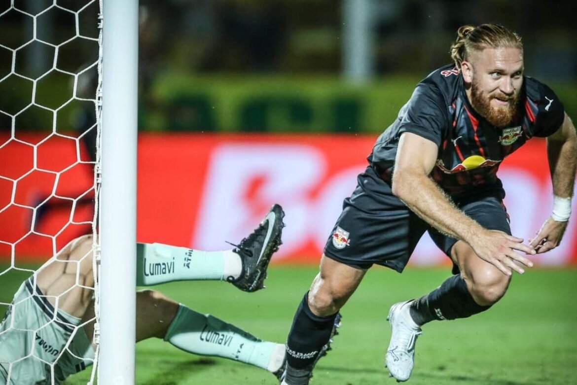 Pitta brilha e Bragantino supera Mirassol, que cai para a última posição no Brasileirão