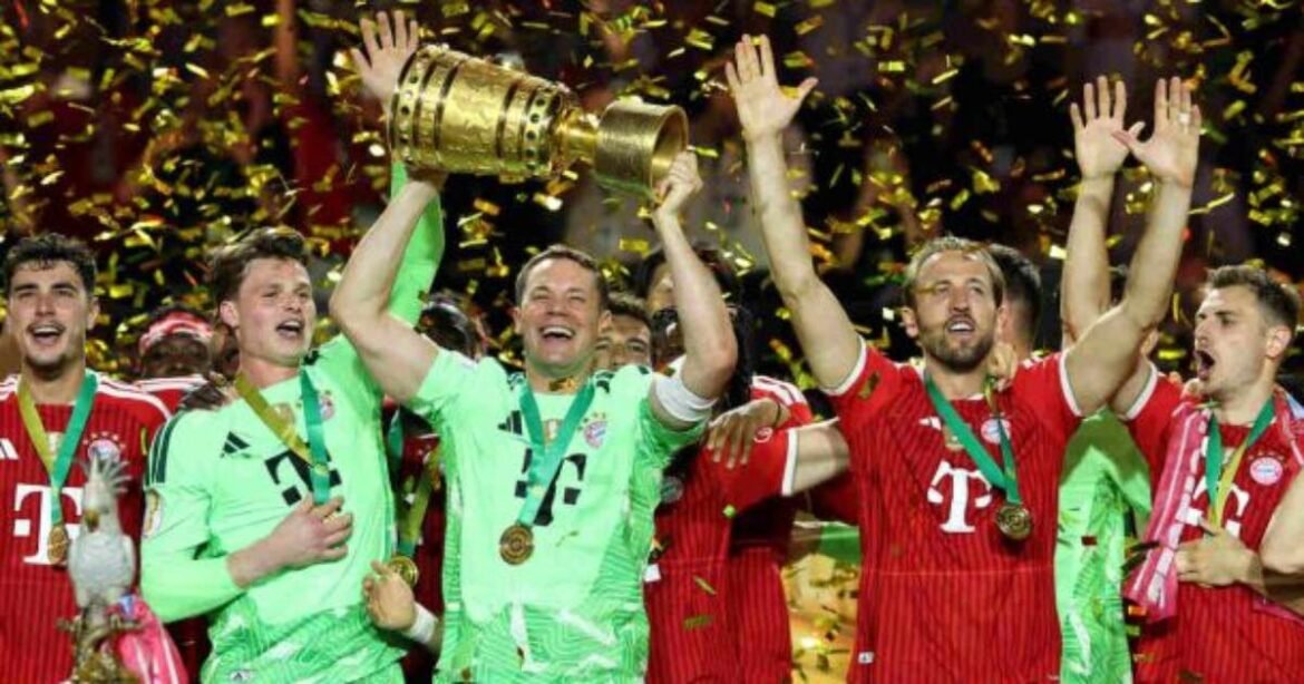 Kane brilha com três gols, Bayern de Munique vence Stuttgart e conquista a Copa da Alemanha
