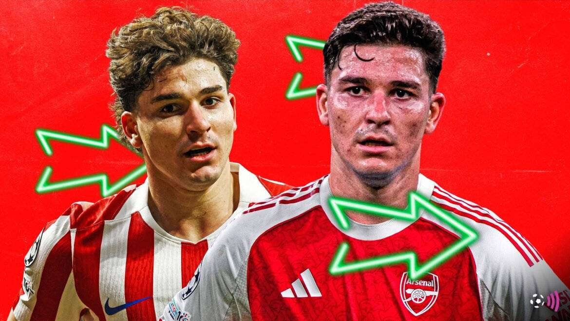 Arsenal informa condições para negociação de Julian Alvarez após oferta inicial do Barcelona