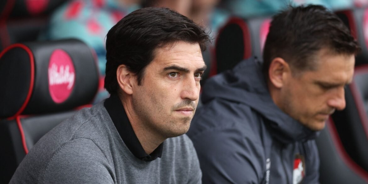 Atualização sobre Andoni Iraola no Crystal Palace após reviravolta com AC Milan, segundo Sky Sports