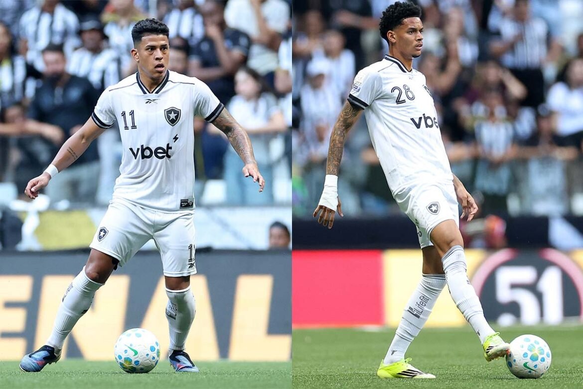 Botafogo estabelece valores para contratação de Matheus Martins e Newton