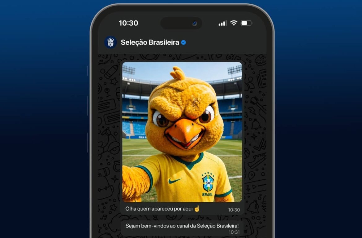 CBF cria canal oficial no WhatsApp para fortalecer a conexão com os torcedores