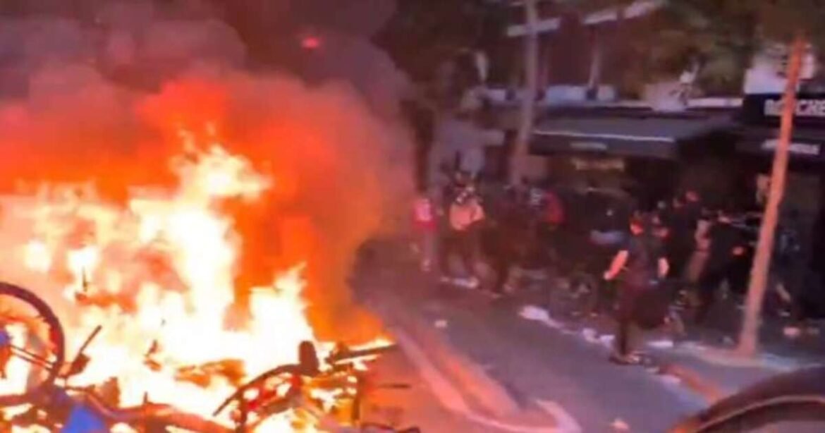 Celebration após conquista do PSG resulta em dezenas de feridos e uma fatalidade na França