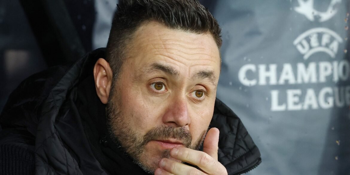 De Zerbi irá avaliar jovem do Tottenham com "grande oportunidade" de ascensão ao time principal